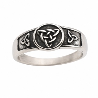 TRIQUETRA WĘZEŁ CELTYCKI OBRĄCZKA SIŁA SREBRNA MĘSKA STAL SZLACHETNA